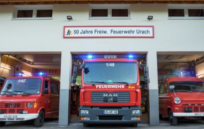 27 / 2021 Fahrzeugbrand Urach