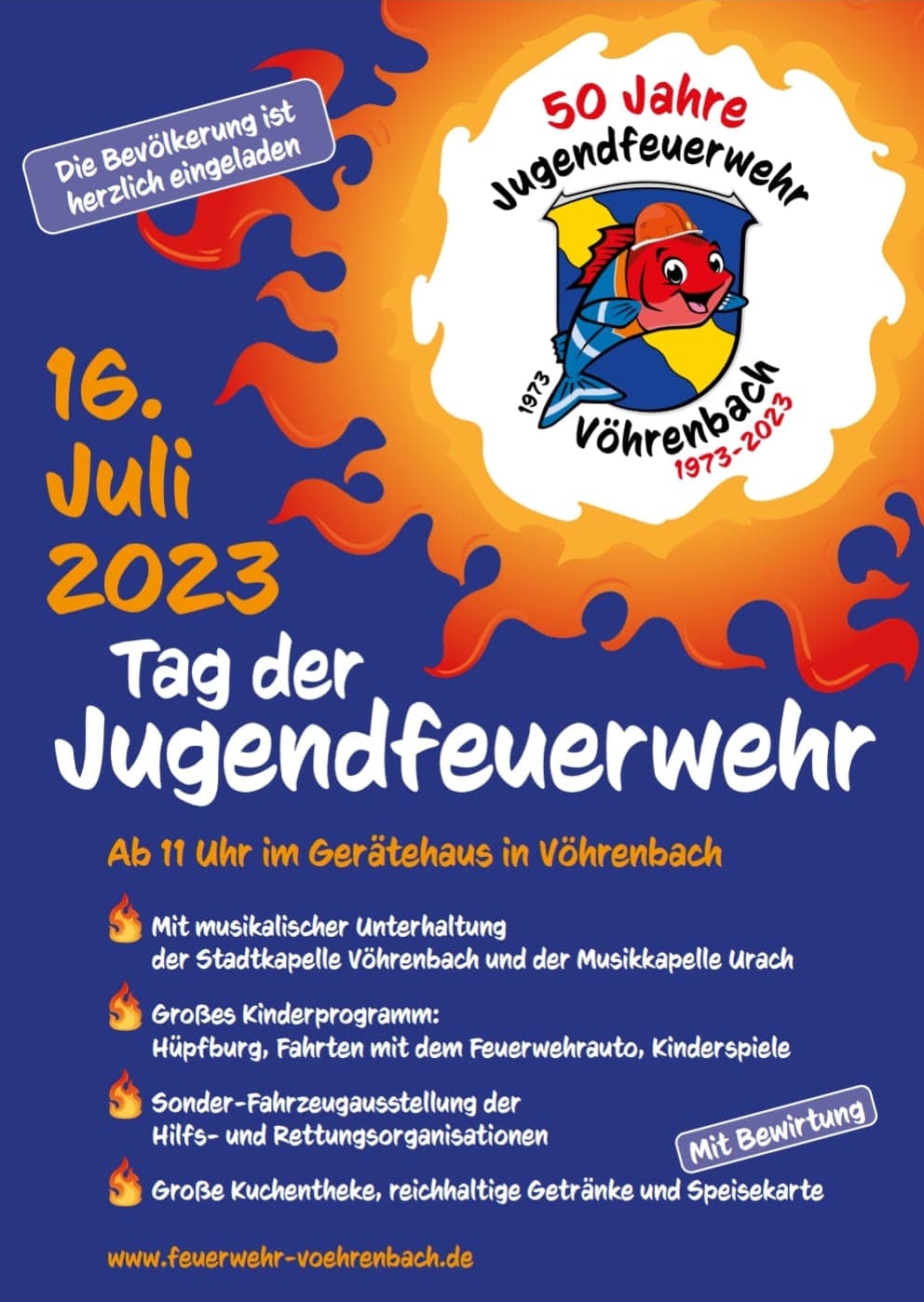 Tag der offenen Tür 50 Jahre Jugendfeuerwehr Vöhrenbach