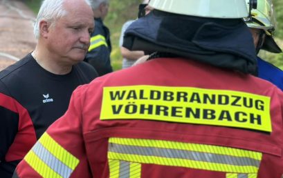 Waldbrandübung in Vöhrenbach