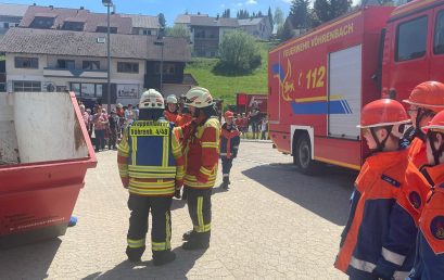 JFW Raumschaftsübung 150 Jahre FFW Schonach